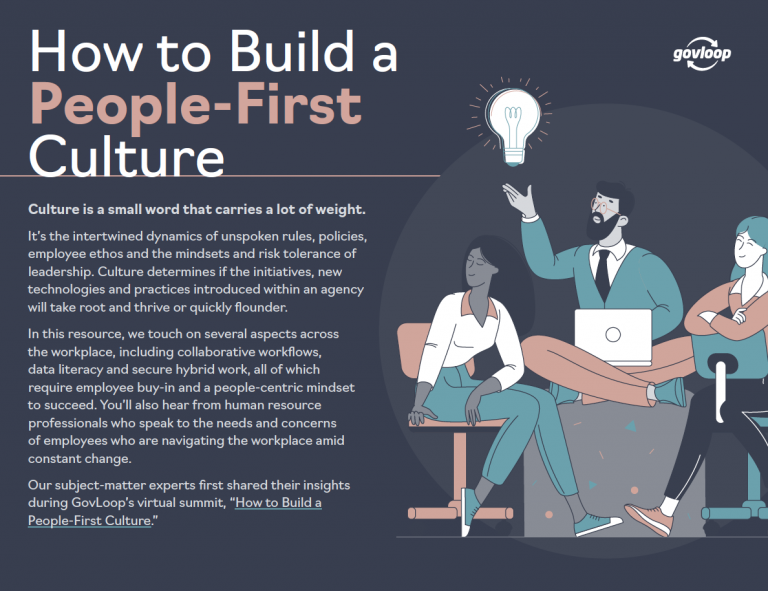 How to Build a People-First Culture » Resources | GovLoop